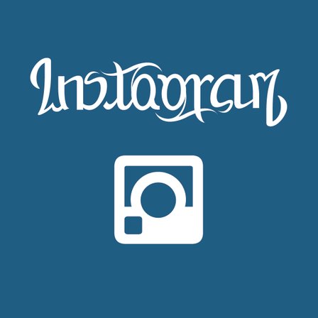 Instagram ambigram